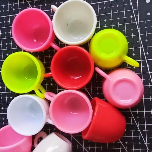 1pcs/lot Resin colorful bowl 41mm kawaii cabochons DIY christmas decorations