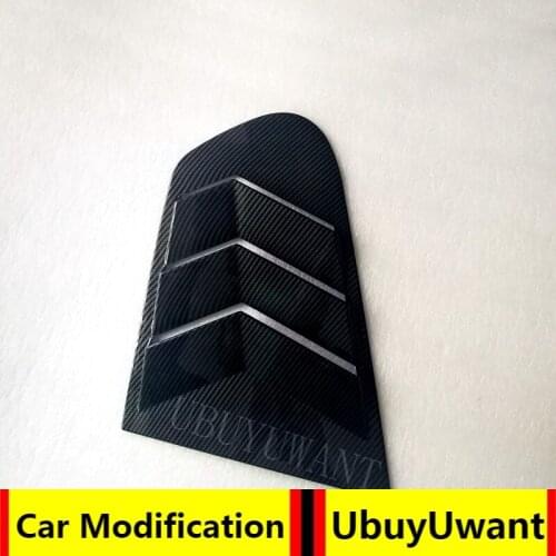 2pcs ABS Door Window Louver Frame Window Sill Molding Trim Cover For Volkswagen Scirocco 2009-2018