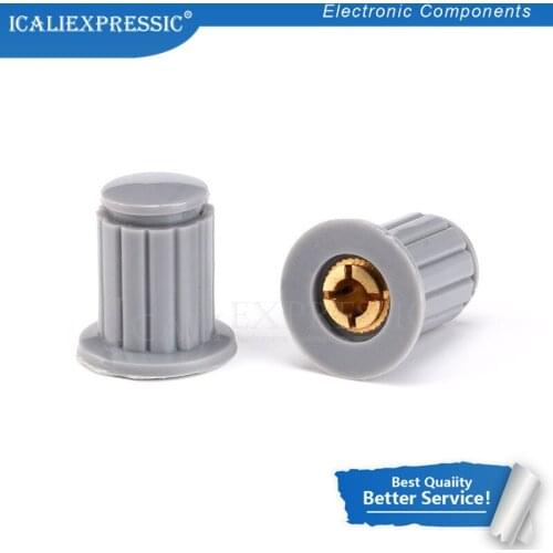 5PCS Grey knob button cap is suitable for high quality WXD3-13-2W - turn around special potentiometer knob KYP16-16-4
