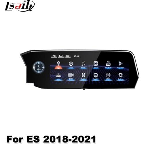 Lsailt 12.3 Inch Android Carplay Screen Car Multimedia Player Stereo GPS Navigation for Lexus 2018 2019 2020 ES250 ES300h ES350
