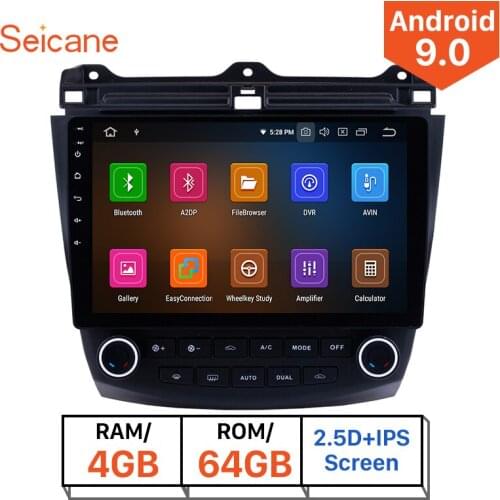Seicane Car Multimedia player Android 10.0 GPS Car Radio Audio Auto For Honda Accord 7 2003 2004 2005-2007 8-Core FM Radio IPS