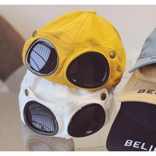 Fashion boy gril Baseball Cap Hip Hop Boy Girl Hat Spring Summer Pilot Hat Children Snapback Casual Accessory Sun Hat Ski Cap