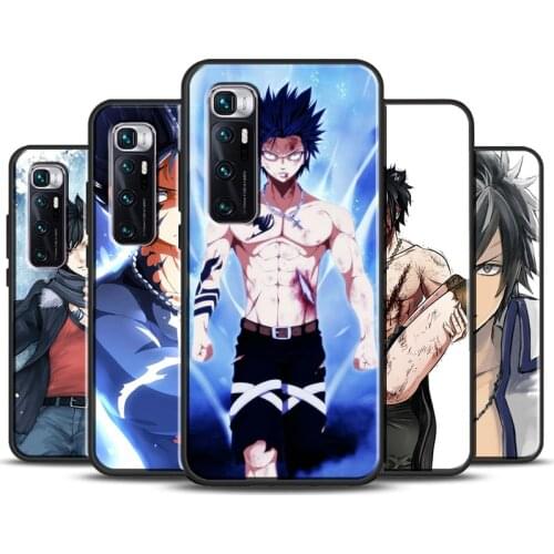 Gray Fairy Tail Case For Xiaomi POCO X3 NFC F2 Pro F1 Mi Note 10 Lite Mi 10 Ultra 9T Pro 9SE 9 8 A3 Mix3