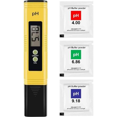 PH Meter Digital LCD PH Meter Pen of Tester Accuracy 0.01 Aquarium Pool Water Wine Urine Automatic Calibration
