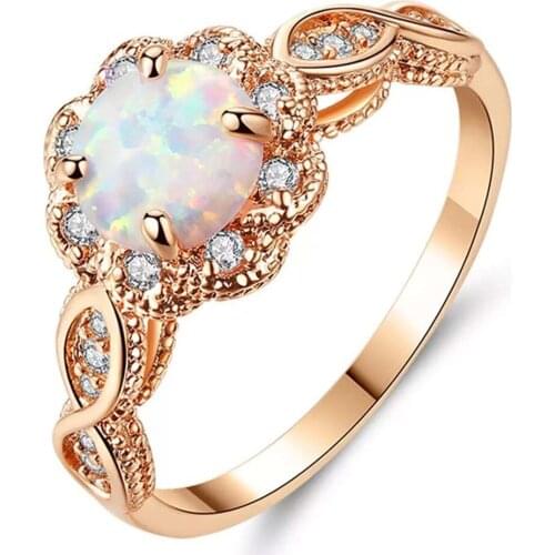 CXQNEWA Rings With Crystals