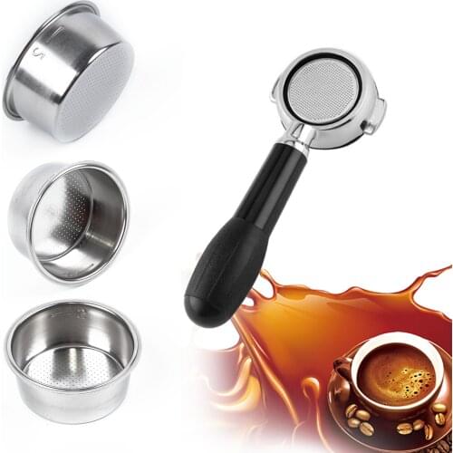 Coffee Bottomless Filter For Filter 51MM Non Pressurized Filter Basket For Breville Delonghi Filter Krups Coffee Accessories