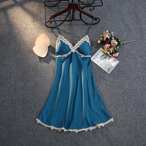 Женские шелковые ночные сорочки Freshing Summer China At AliExpress
