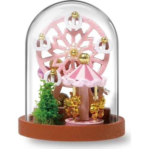 Gristmas Gift Diy Mini Doll House Toys for Children Furniture Miniature Wooden Miniaturas Dollhouse Birthday Gifts 005