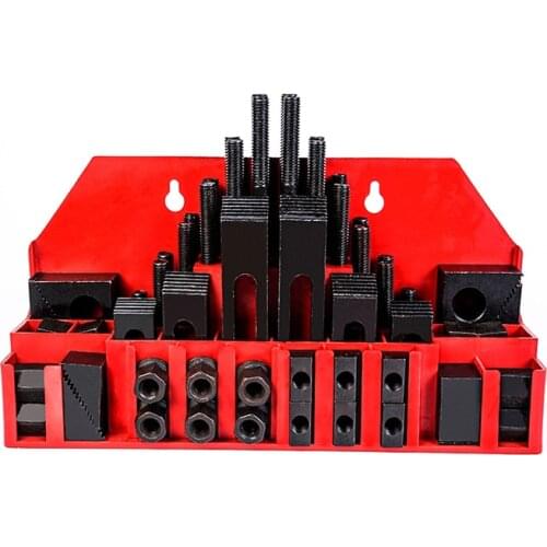 M12 58pcs Milling machine clamping set mill clamp kit vice