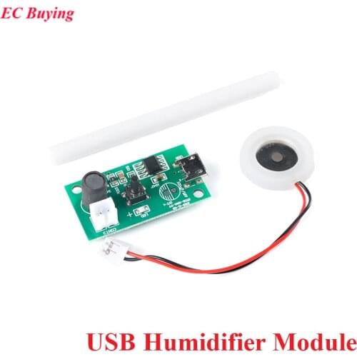 USB Mini Humidifier DIY Kits Mist Maker and Driver Circuit Board Fogger Atomization Film Atomizer Sheet USB Spray Module