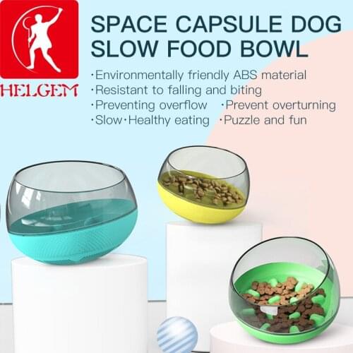 Dog Slow Feeder Bowl Prevent Spilling Bowl Anti-Gulping Pet Slower Food Feeding Dishes Durable Preventing Choking Healthy Design
