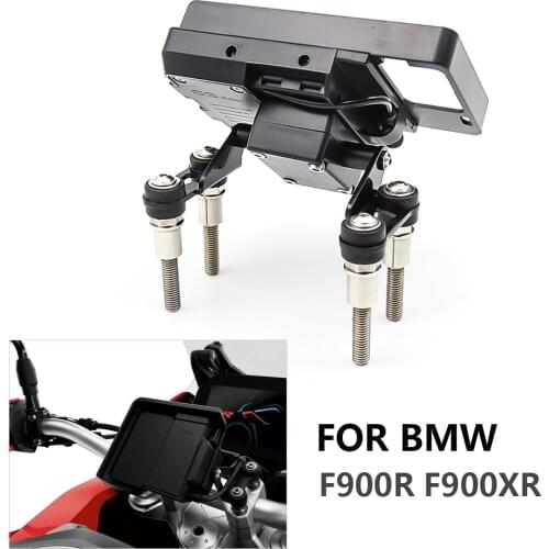 Handlebar mobile phone Navigation bracket USB phone charging FOR BMW F900R F900XR F 900 R F 900 XR F900 R F900 XR 12mm