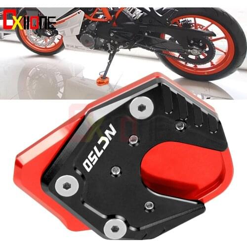 Motorcycle Aluminum Motobike Foot Side Stand Enlarger Kickstand Enlarge Plate Pad Extension For Honda NC750X/S 2017-2019