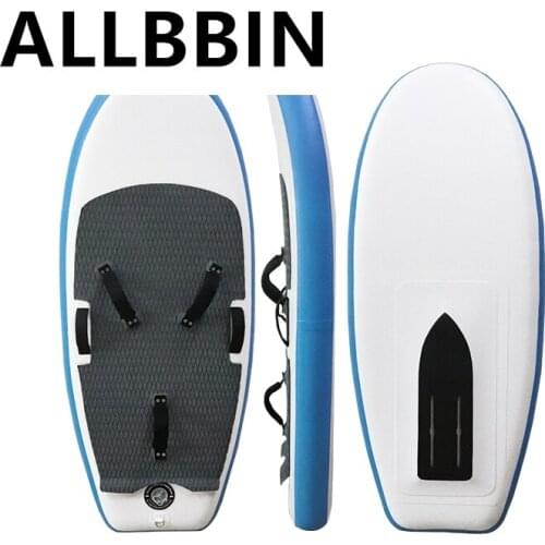 Inflatable hydrofoil surfboard ISUP stand-up paddle board paddling beginner equipment lying floating board Water sports good