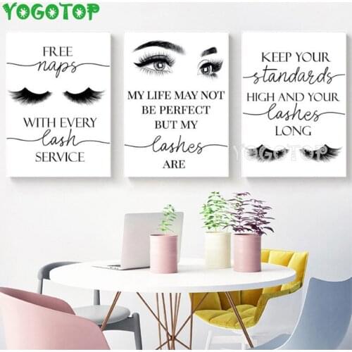 Eyelashes Makeup diamond rhinestones embroidery full drill 5d diy diamond painting Fashion 3d picture of Beauty Salon art ML1415