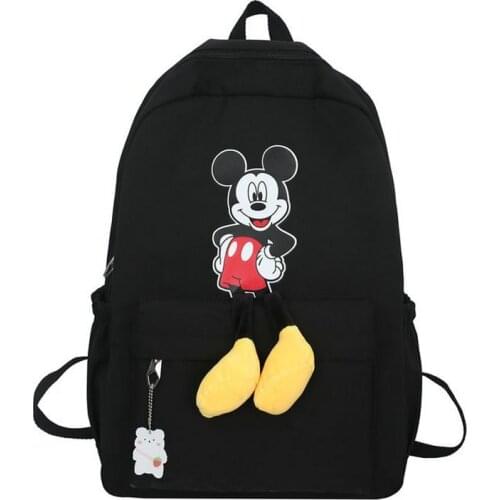 Disney Mickey Schoolbag Women high school student Backpack Candy Color school students capacity School Backpack