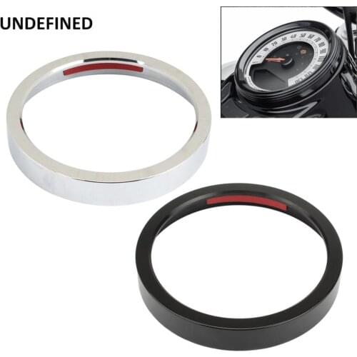 Speedometer Trim Bezel Ring Motorcycle Black/Chrome For Harley Sportster XL 883 1200 Dyna Steet Bob FXD Low Rider Models