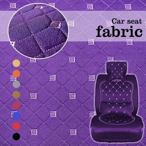 100*148cm Cotton Linen Quilted Fabric Sponge Embroidery Pattern Fabric For Diy Car Interior Seat Cover Upholstery Sofa Material