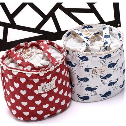 Waterproof Lunch Bag for Women kids Men Cooler Lunch Box Bag Tote canvas lunch bag Insulation Package Portable