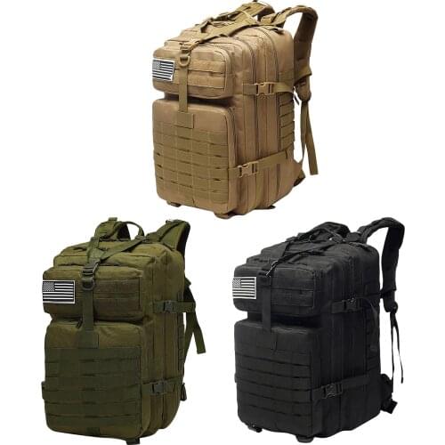 Military Tactical Backpack, Army 3 Day Assault Pack,50L Molle Bag Rucksack