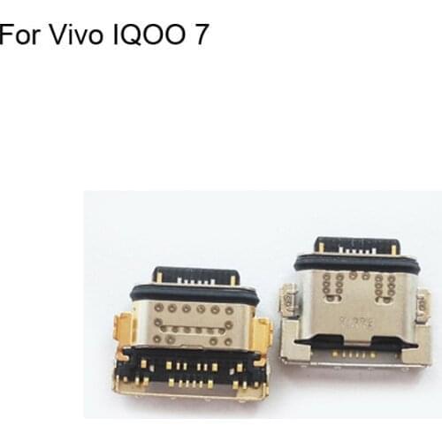 5PCS For Vivo IQOO 7 USB socket Charging Port For Vivo IQOO7 Dock Connector Micro USB Charging Port High Quality