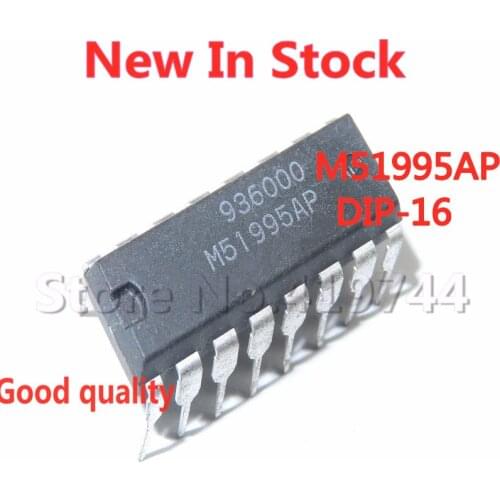 5PCS/LOT M51995AP M51995 DIP-16 power management chip In Stock NEW original IC