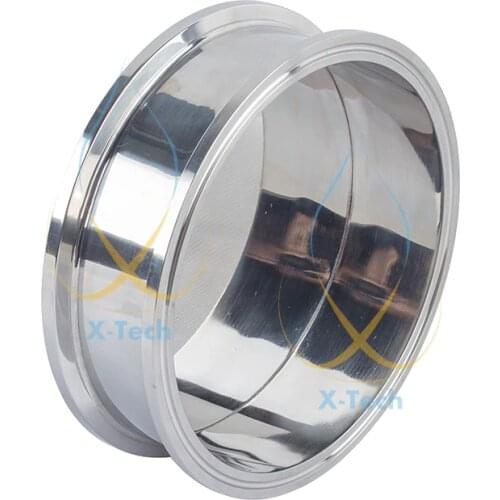 6" x 2" Platter, Tri-Clamp Spool with Bottom. Sanitary stainless steel 304