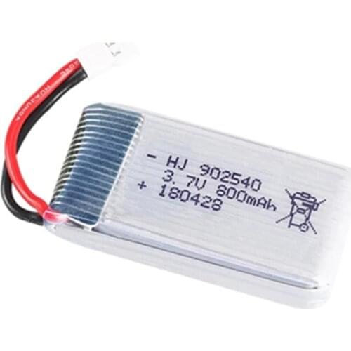 902540 3.7V 800mAh Lipo Battery for Syma X5 X5C X5C-1 X5S X5SW X5SC V931 H5C CX-30 CX-30W RC Drone Spare Parts