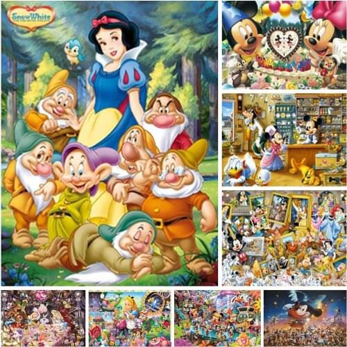 Disney 5D DIY Diamond Painting Fairy Tale Snow White/mickey Limited New Inlaid Rhinestone Embroidery Mosaic Home Decoration