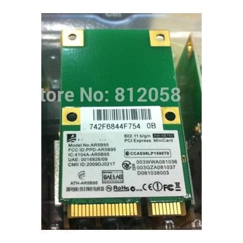 SSEA Wholesale New for Atheros AR9285 AR5B95 AW-NE785H Mini PCI-E WiFi Wireless card 802.11B/G/N 150Mbps