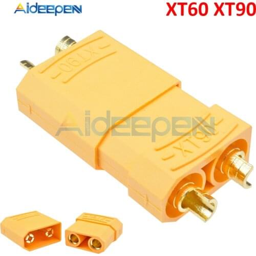XT60 XT90 Battery Connector Male Female Gold Plated Banana Plug Bullet Connector for RC Lipo Li-ion Cell Battery Parts