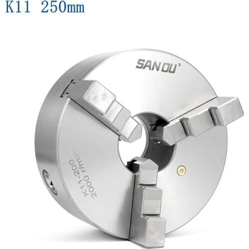 San ou Three-Jaw Self-Centering Chuck K11 Manually Linkage K11 250mm