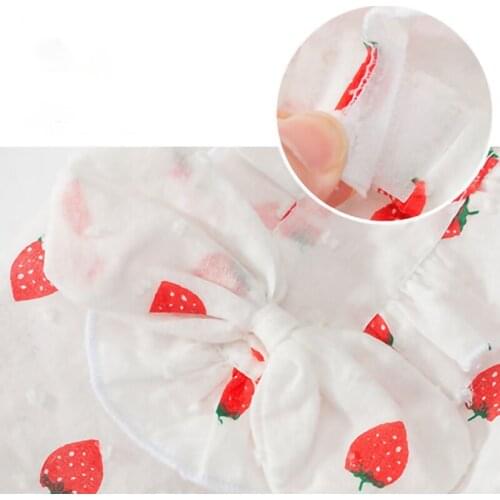 Spring And Summer New Cat Clothes Hairless Cat Milk Cat Bow Embroidered Lace Skirt Dog Small Dog Pet Skirt