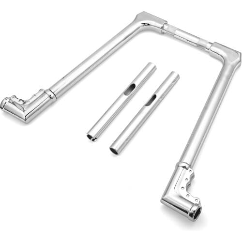 Motorcycle Parts Chrome 16" Fused Ape Hanger Handlebar Seamless Steel Pipe For Harley Most Dyna Softail Sportster XL 883 1200