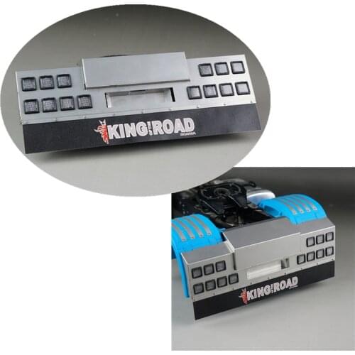 Rc Car Option Part Aluminum Alloy Frame Beam + Taillight Lamp Sets For 1/14 Scale Model Cars TAMIYA SCANIA Truck DIY Accessories