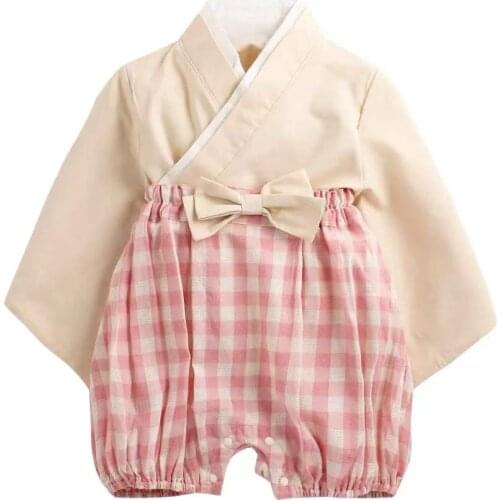 2Pcs Retro Kimono Summer Baby Boys Girl Clothing Tops Short-sleeved Bathrobe Newborn Baby Kimonos Unisex Playwear Outfits