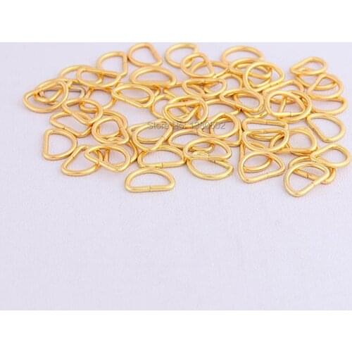 20pcs/lot gold color metal D shape bag Buckles Garment and bag accessories