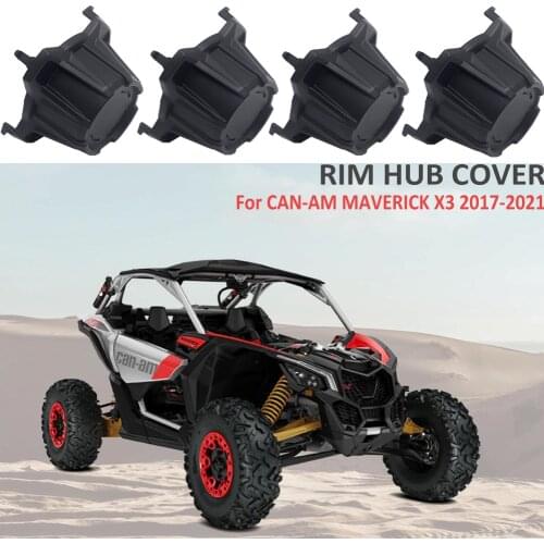 2017-2021 Wheel Rim Hub Center Caps Trim Covers For CAN AM MAVERICK X3 900 HO Max R 4x4 DS XMR XRC Turbo DPS 2020 2019 2018