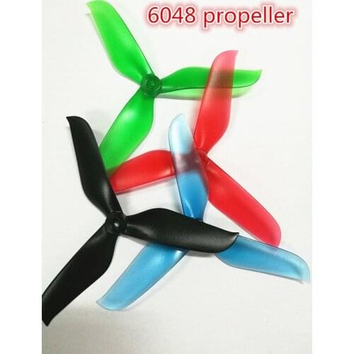 24pcs/12 pairs 6048 3 blade propeller 6048 6-inch mini multi-rotor 3 blades special propeller for QAV-R X GEP-TX Nighthawk 5050
