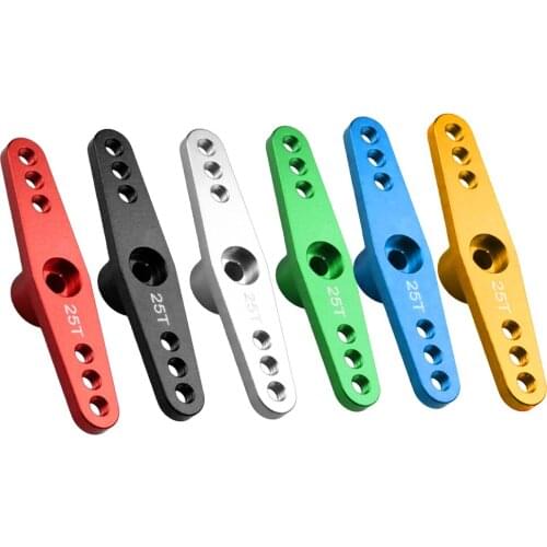 10pc 25T Teeth Tooth Full Throttle Servo Arm Horn For 1/8 1/10 RC Car/Boat Futaba HSPHPI WltoysHimoto RedcatTraxxas Axia