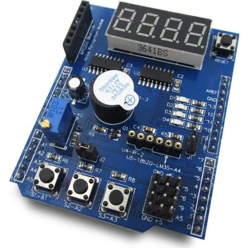 5pcs/lot Multifunctional expansion board kit based learning UNO r3 LENARDO mega 2560 Shield XD-203