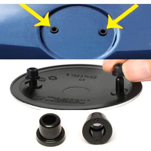 51141807495 Car Hood Logo Trunk Emblem Fastener Grommets For BMW 3 5 7 Series M3 M5 E36 E38 E39 E46 E53 E60 E66 E90 511418074