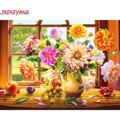 5D Diy diamond painting flower Diamond Mosaic sale Rhinestone Embroidery cross stitch Y3781