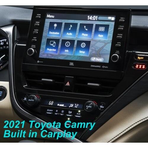 Full Touch Screen Car Multimedia Video Player For 2021 Toyota Camry Radio Bluetooth Stereo GPS Navigation Head Unit Android 10