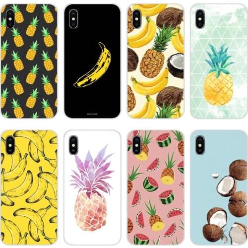 Covers For Samsung Galaxy J1 J2 J3 J4 J5 J6 J7 J8 Plus 2018 Prime 2015 2016 2017 Fruit Pineapple Banana Watermelon coconut fruit