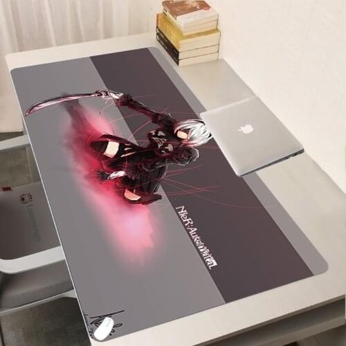 NieR Automata Anime Gamer Mousepad 900x400 xxl Large Size Extended Keyboard Mats Desk Table Mat For CS GO LOL Computer Mouse Pad