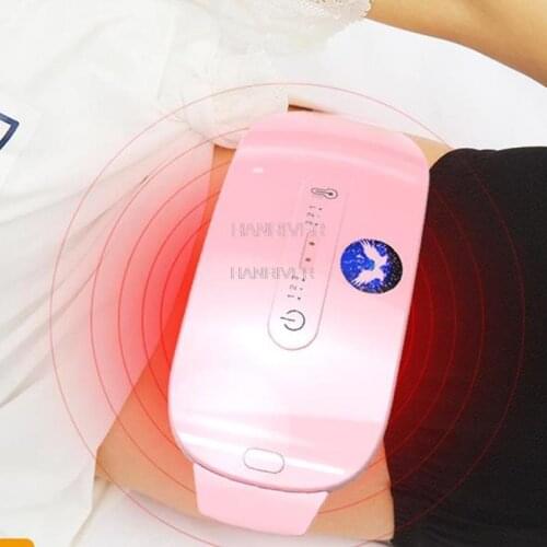 Infrared Heating Warm Palace Belt Vibrating Massage Waist Protection Relieve Menstrual Pain