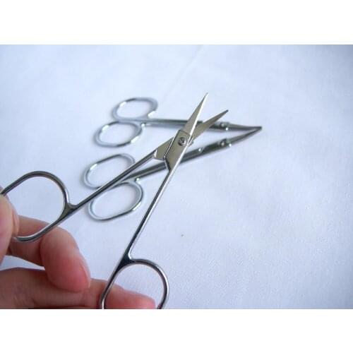 Common pointy beauty makeup tool square handle alloy die-cast eyebrow nose hair clipping eyebrows