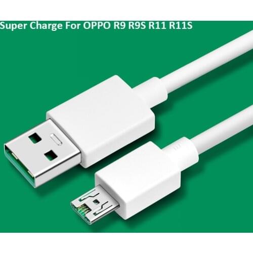 5A Super Charging Micro USB Cable For VOOC OPPO R7S R9 R9S R11 R11S Plus R9sm R9sk Find 7 Quick Charge Data Line