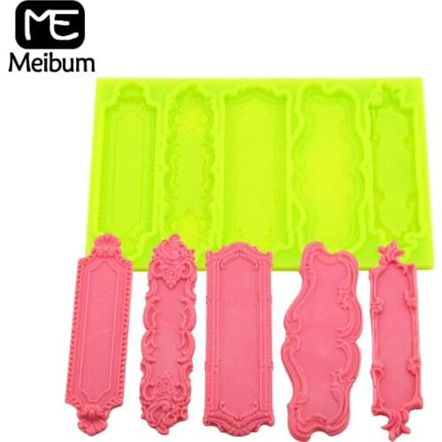 Meibum Palace European Relief Fondant Cake Mold Wedding Birthday Chocolate Candy Pan Paste Sugar Craft Pastry Decorating Mould